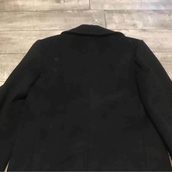 Vintage 1970's Vietnam NAM Era Navy Peacoat Overcoat Trench Jacket Men's Size 36